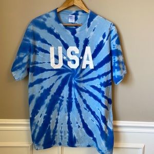 NWOT Tie Dye USA Tshirt- Large